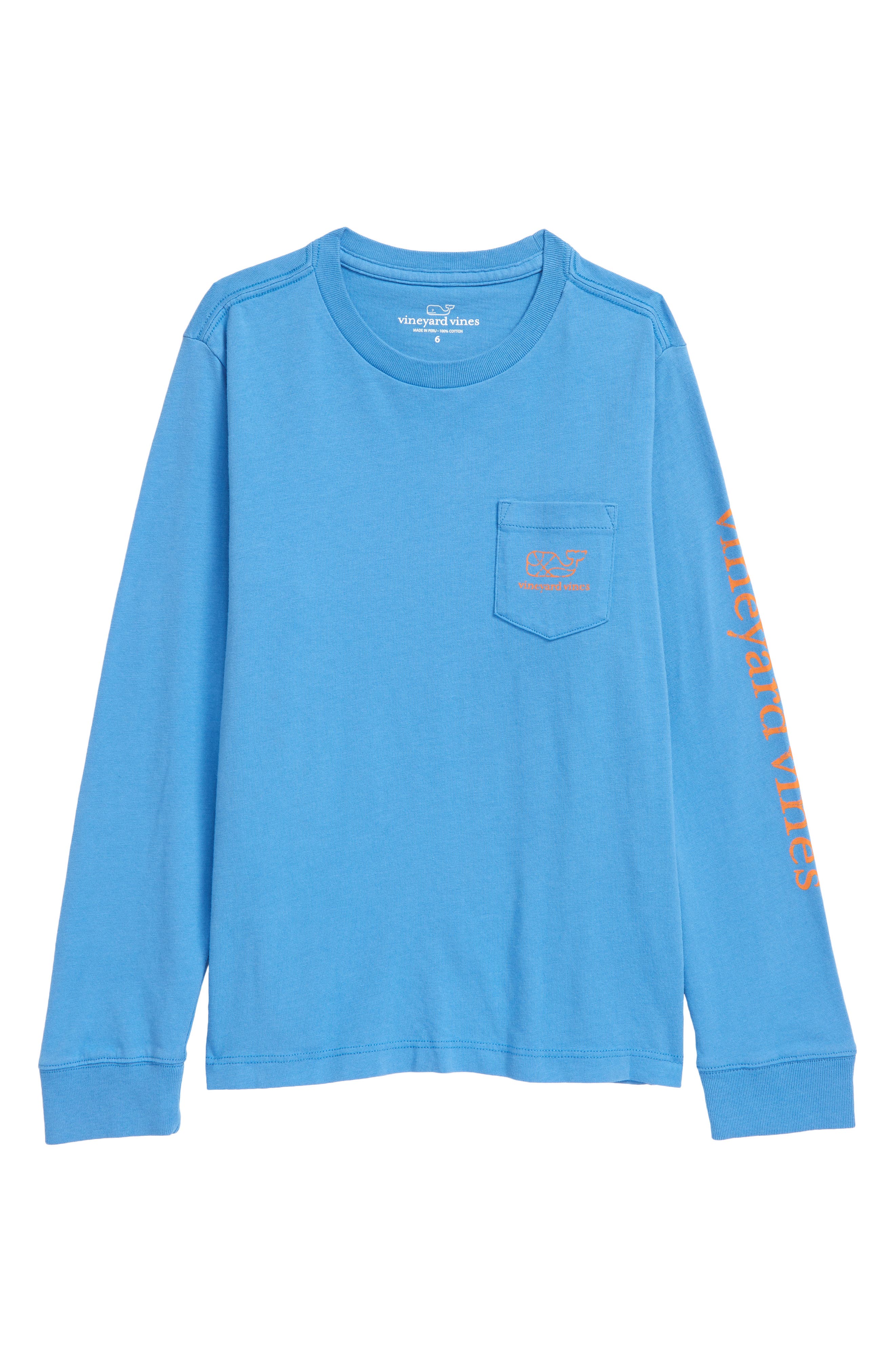Vineyard Vines Youth Boys SS Football Field Logo Box Pocket Tee Shirt T-Shirt X-Large 18 Vineyard Vines Youth Boys SS Football Field Logo Box Pocket Tee Shirt T-Shirt X-Large 18